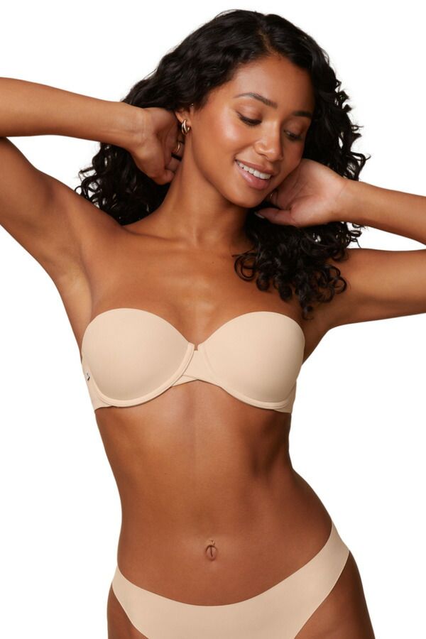ハーパーワイルド レディース アンダーウェア ブラジャー ストラップレス Harper Wilde Base Strapless Bra Beige ベージュ