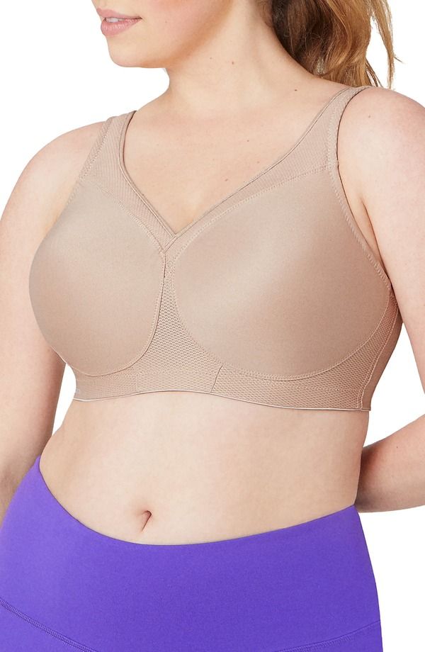 グラマライズ レディース アンダーウェア ブラジャー Glamorise MagicLift Seamlessports Bra Brown ブラウン