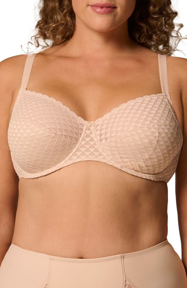 シモーヌペレール レディース アンダーウェア ブラジャー Simone Perele Subtile Underwire Spacer Bra Peau Rose