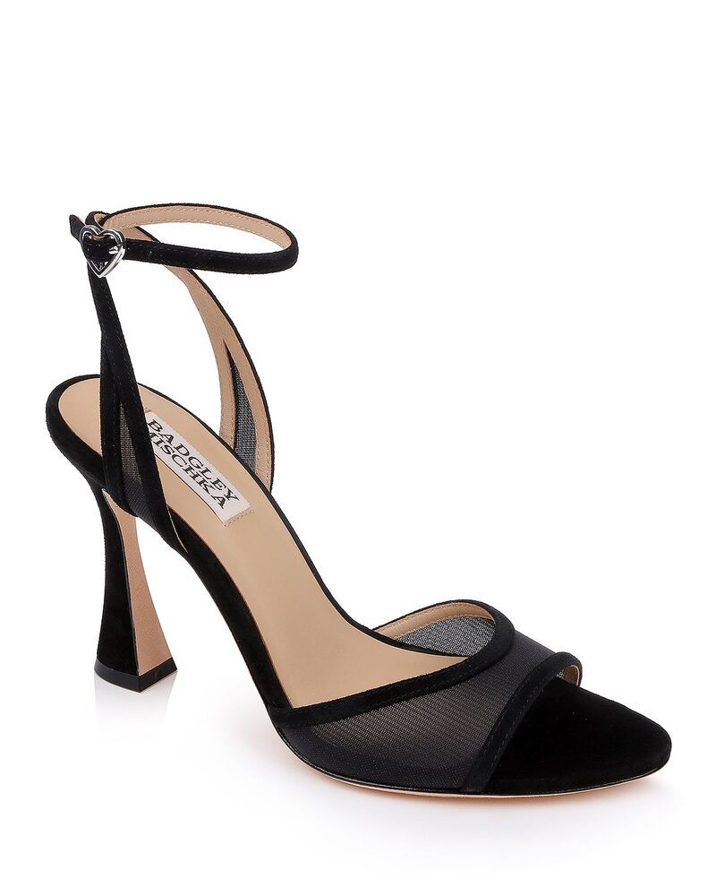 バッジェリーミシュカ レディース シューズ サンダル Badgley Mischka Womens Ysabel Sandals Black Suede ブラック
