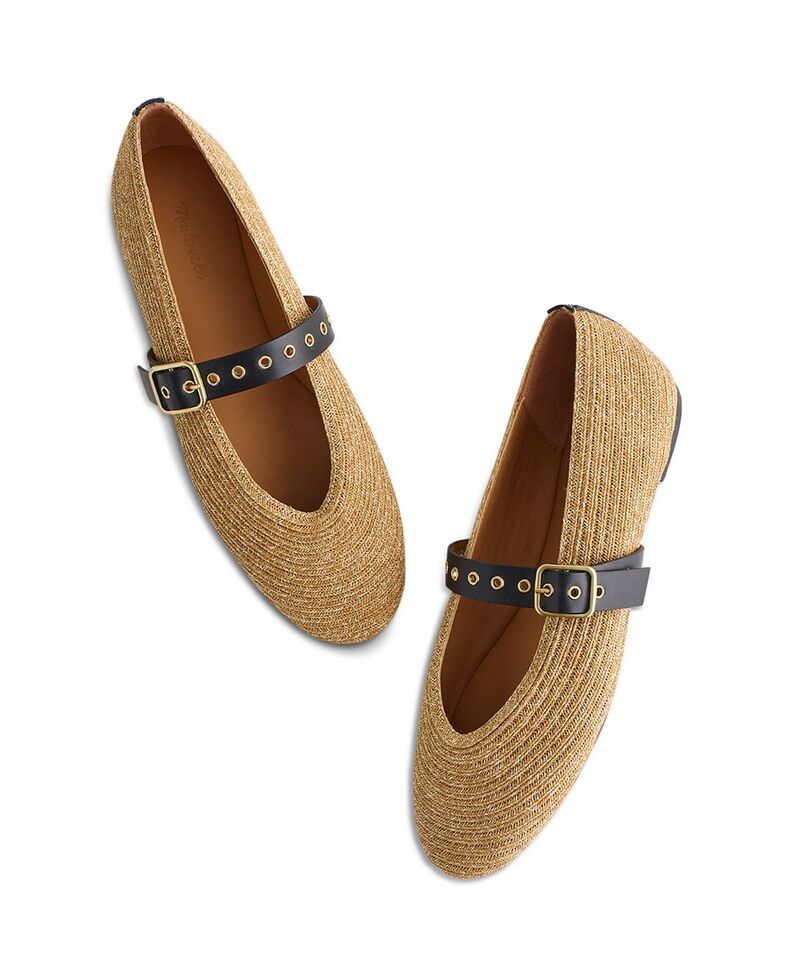 メイドウェル レディース シューズ パンプス Madewell Womens Hera Mary Jane Flats Natural Multi マルチカラー