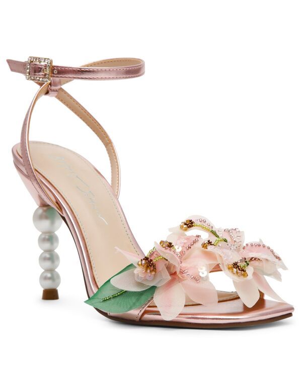 ベッツィジョンソン レディース シューズ サンダル フラワー柄 フラワー ヒール Betsey Johnson Womens Kasie Floral Pearl Heel Dressandals Light Pink ピンク 27,820円