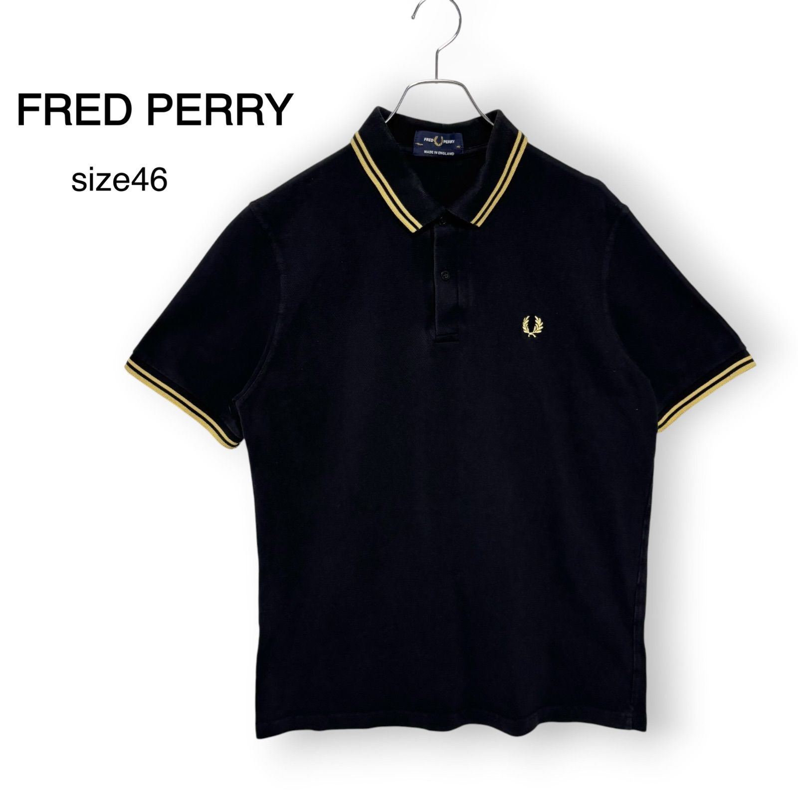 フレッドペリー FRED PERRY 英国製 イギリス製 M12 鹿の子 半袖