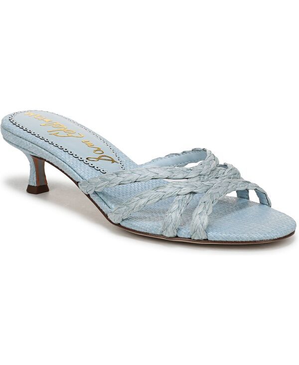 サムエデルマン レディース シューズ サンダル Sam Edelman Womens Camille Slide Dressandals Breeze Blue Faux Raffia ブルー