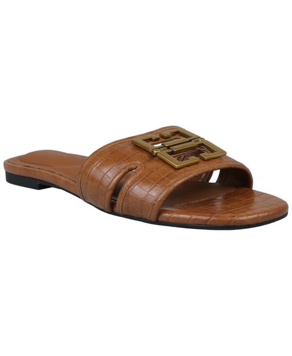ジャーニ ベルニーニ レディース シューズ サンダル Giani Bernini Womens Ingridd Slide Flat Sandals Burnt Copper Croco