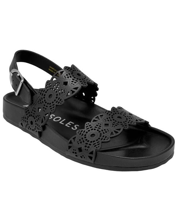 エアロソールズ レディース シューズ サンダル Aerosoles Womens Lily Open Toe Footbed Sandals Black ブラック