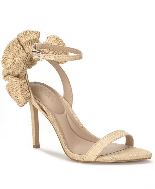 アイエヌシー インターナショナル コンセプト レディース シューズ サンダル INC International Concepts Womens Azlea Pointed Toe Dressandals Natural Raffia