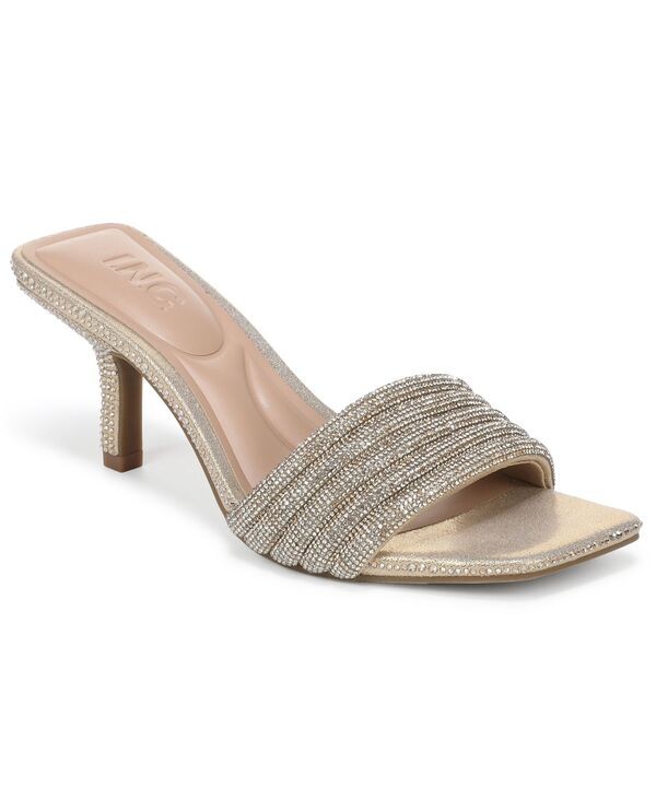 アイエヌシー インターナショナル コンセプト レディース シューズ サンダル INC International Concepts Womens Gemmah Embellishedressandals Light Gold ゴールド