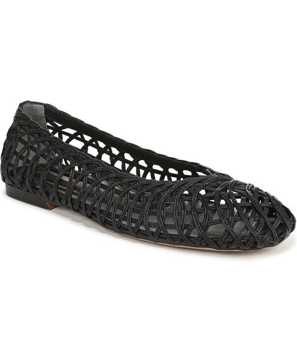 フランコサルト レディース シューズ パンプス Franco Sarto Womens Amalia Round Toe Ballerina Flats Black Faux Leather ブラック
