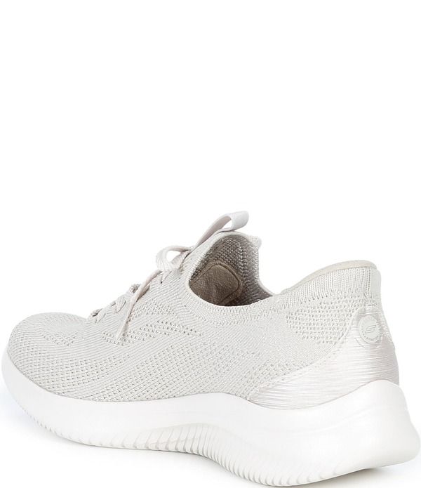 スケッチャーズ レディース シューズ スニーカー Skechers Womens Ultra Flex 40 Hands Free SlipinsR Sneakers Natural