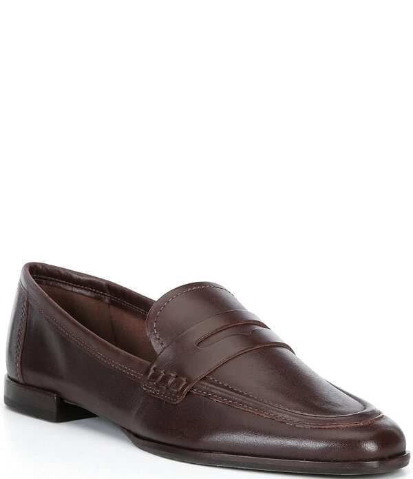 アントニオ メラーニ レディース シューズ スリッポン・ローファー レザー Antonio Melani Cain Two Leather Penny Loafers Ground Coffee コーヒー
