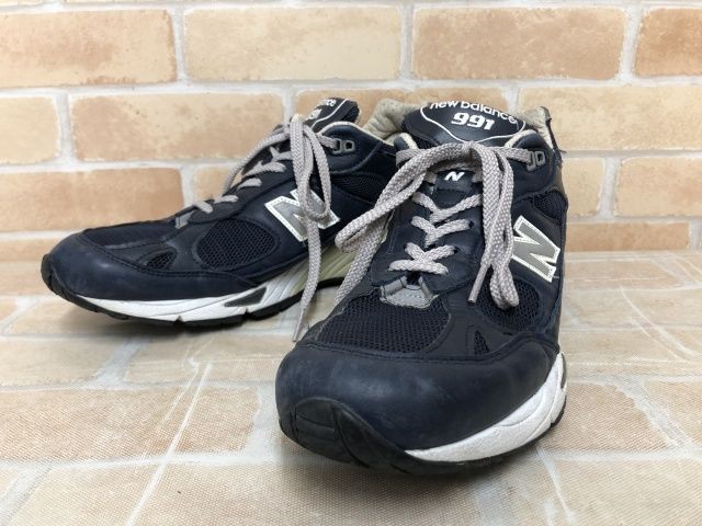 【中古】 New Balance ニューバランス M991NNN ローカットスニーカー イングランド製 ネイビー US11(29cm) 111454785
