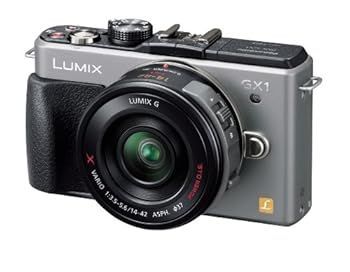 パナソニック ミラーレス一眼カメラ ルミックス GX1 レンズキット 電動ズームレンズ ブレードシルバー DMC-GX1X-S