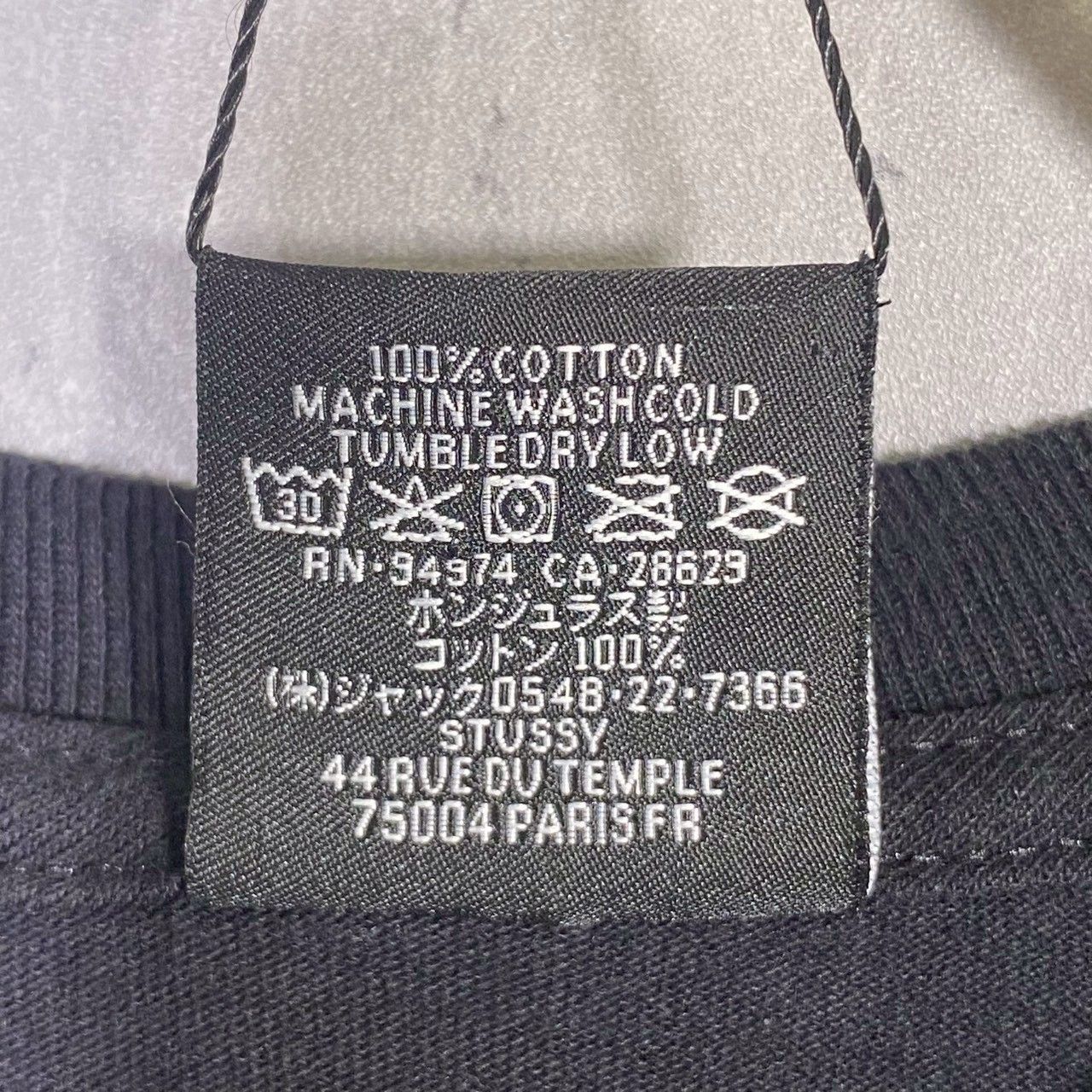 『STUSSY』ステューシー (L) 有刺鉄線ロゴプリントTシャツ カットソー 『STUSSY』ステューシー (L) 有刺鉄線ロゴプリントTシャツ カットソー