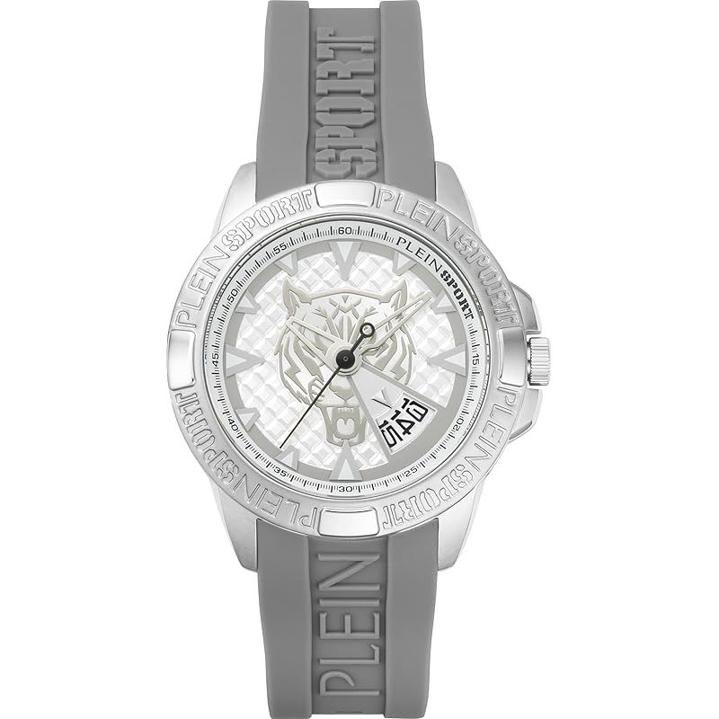 【新品】 【PLEIN SPORT】 メンズ 腕時計 Watch プレインスポーツ Touchdown タッチダウン PSFBA0623 クォーツ 5気圧防水 ミネラルガラス シルバー文字盤 ステンレススチール [並行輸入品]