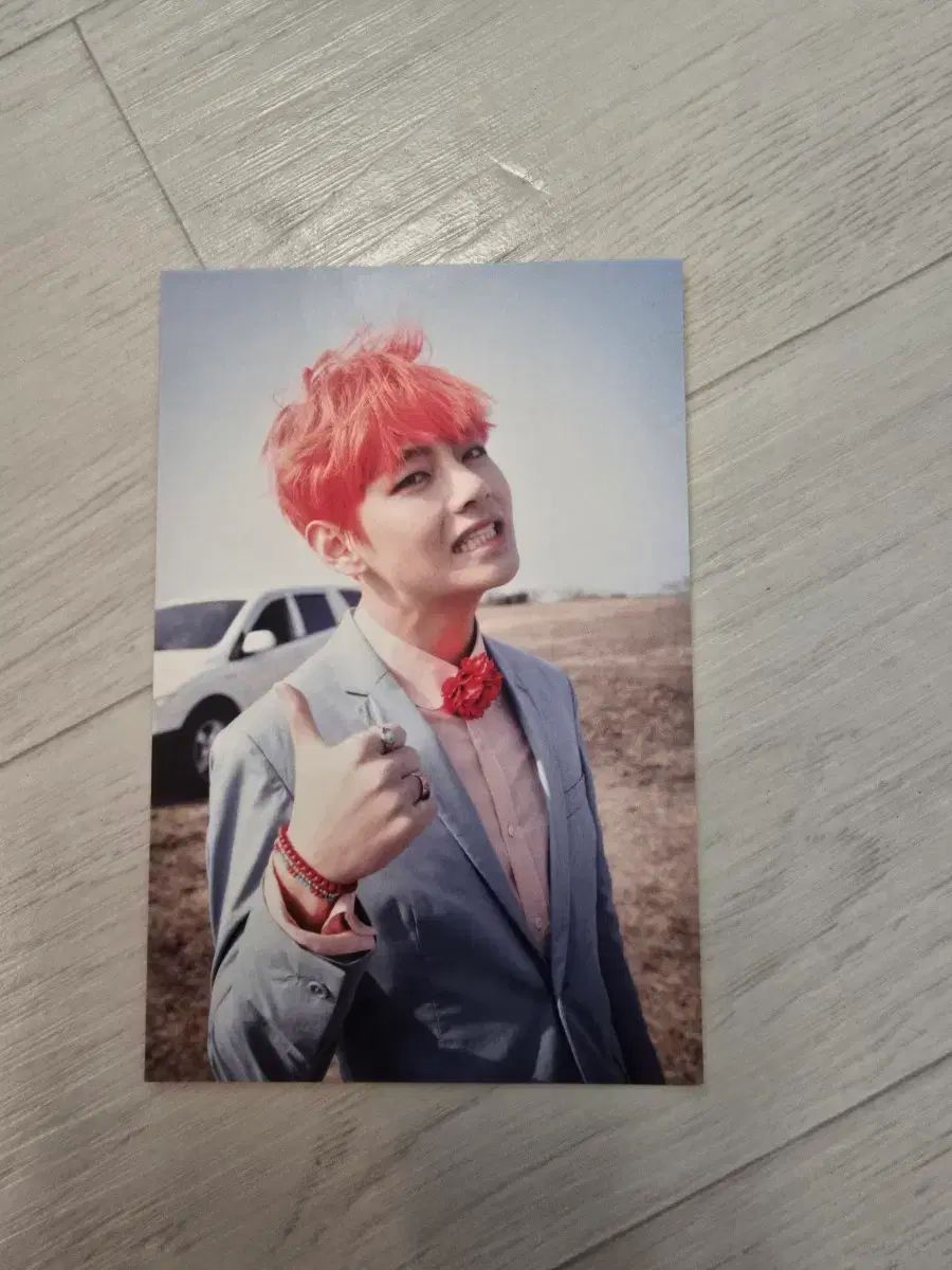 BTS 防弾少年団 バンタン DOPE (불타오르네) ヴィ(V・テヒョン・テテ) トレカ はがき