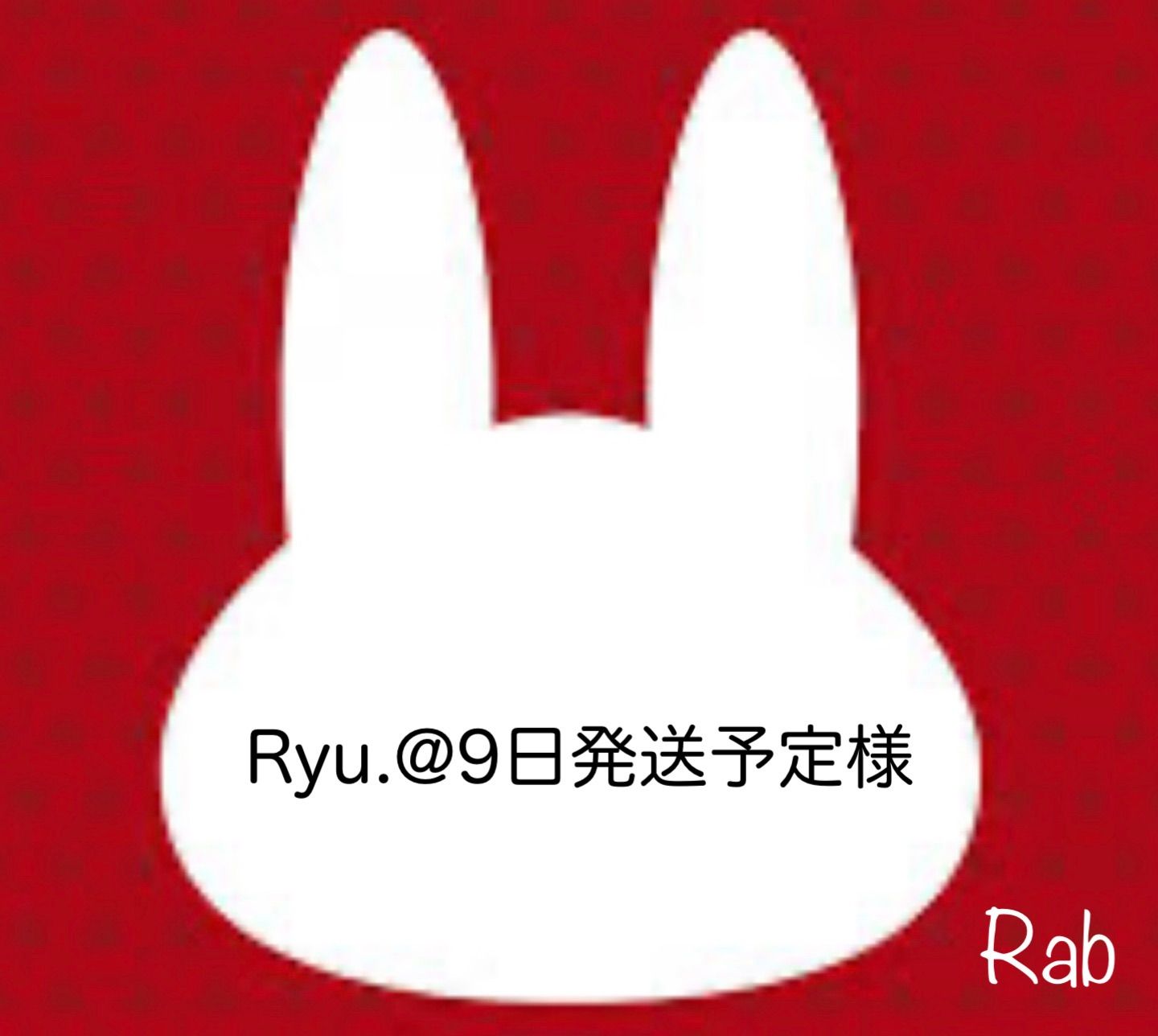 Ryu.@9日発送予定様