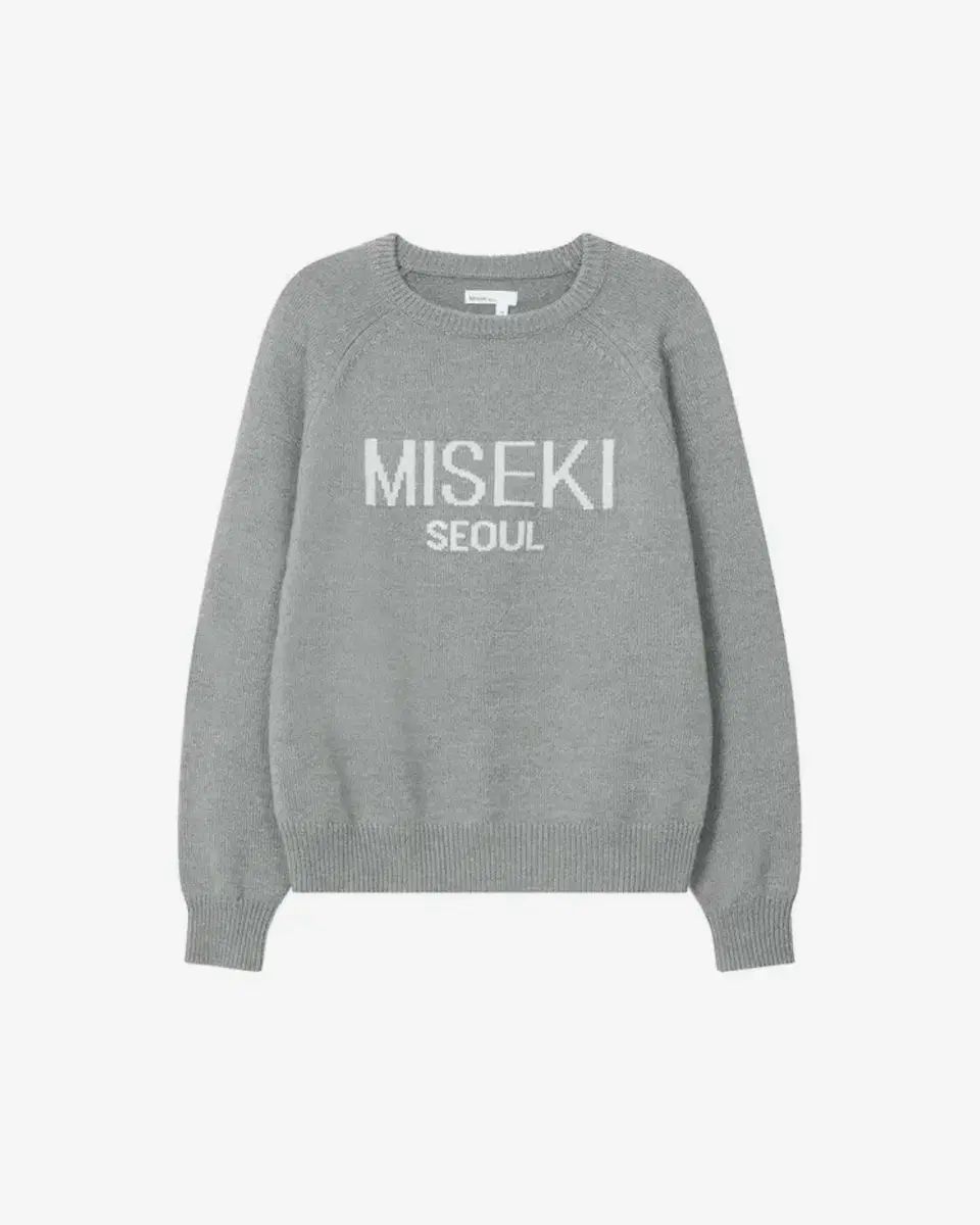 Misekiseoul logo knit (gray)