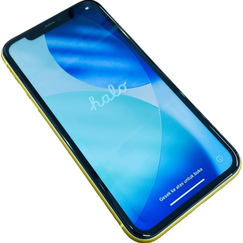 SIMフリー Apple iPhone 11 64GB MWLW2J/A au ○判定 イエロー スマートフォン スマホ バッテリー最大容量71％ 【中古】 12605K304