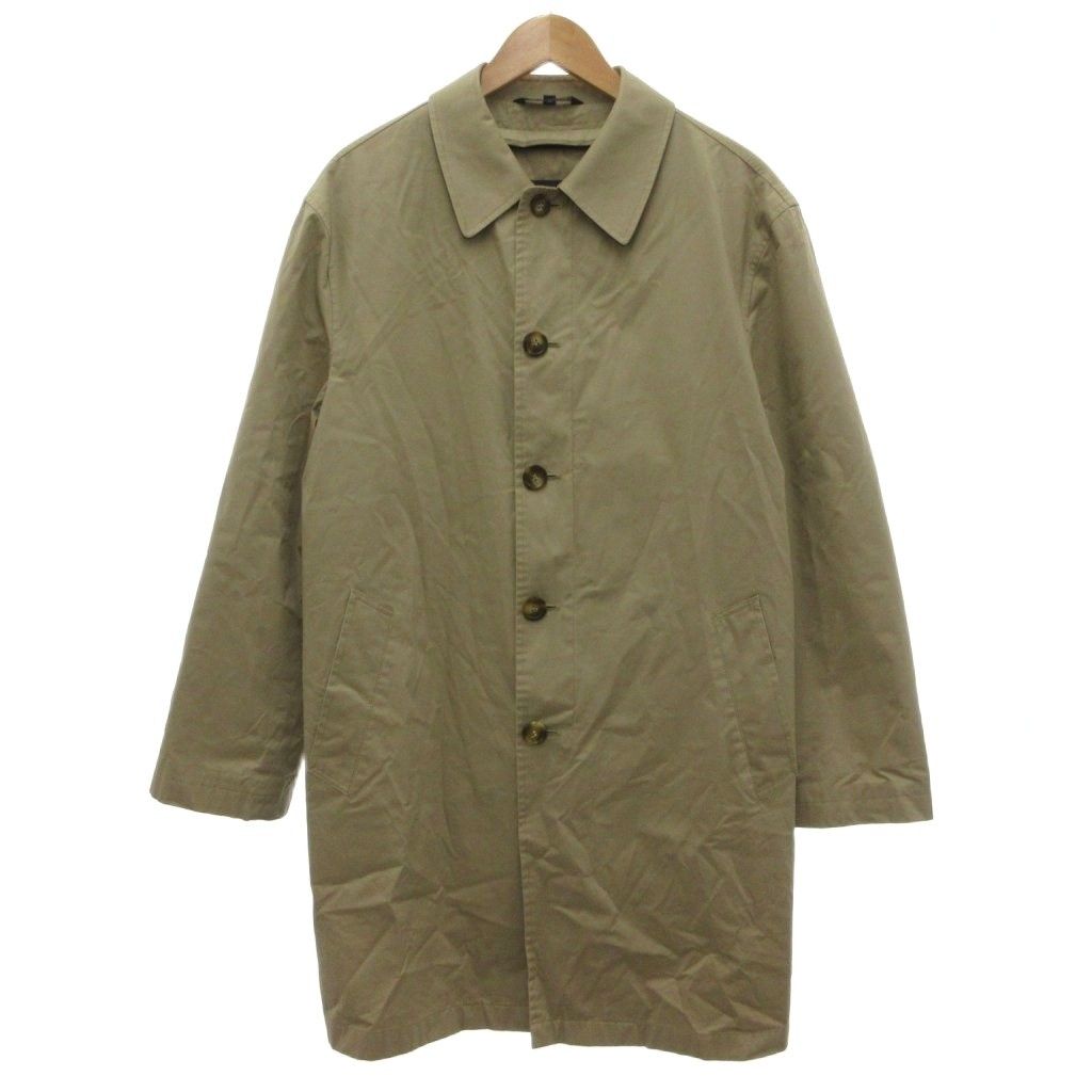 ラルフローレン RALPH LAUREN ヴィンテージ ステンカラーコート M ライナー付き チェック裏地 ポケット付き ベージュ /KB ■ECG005