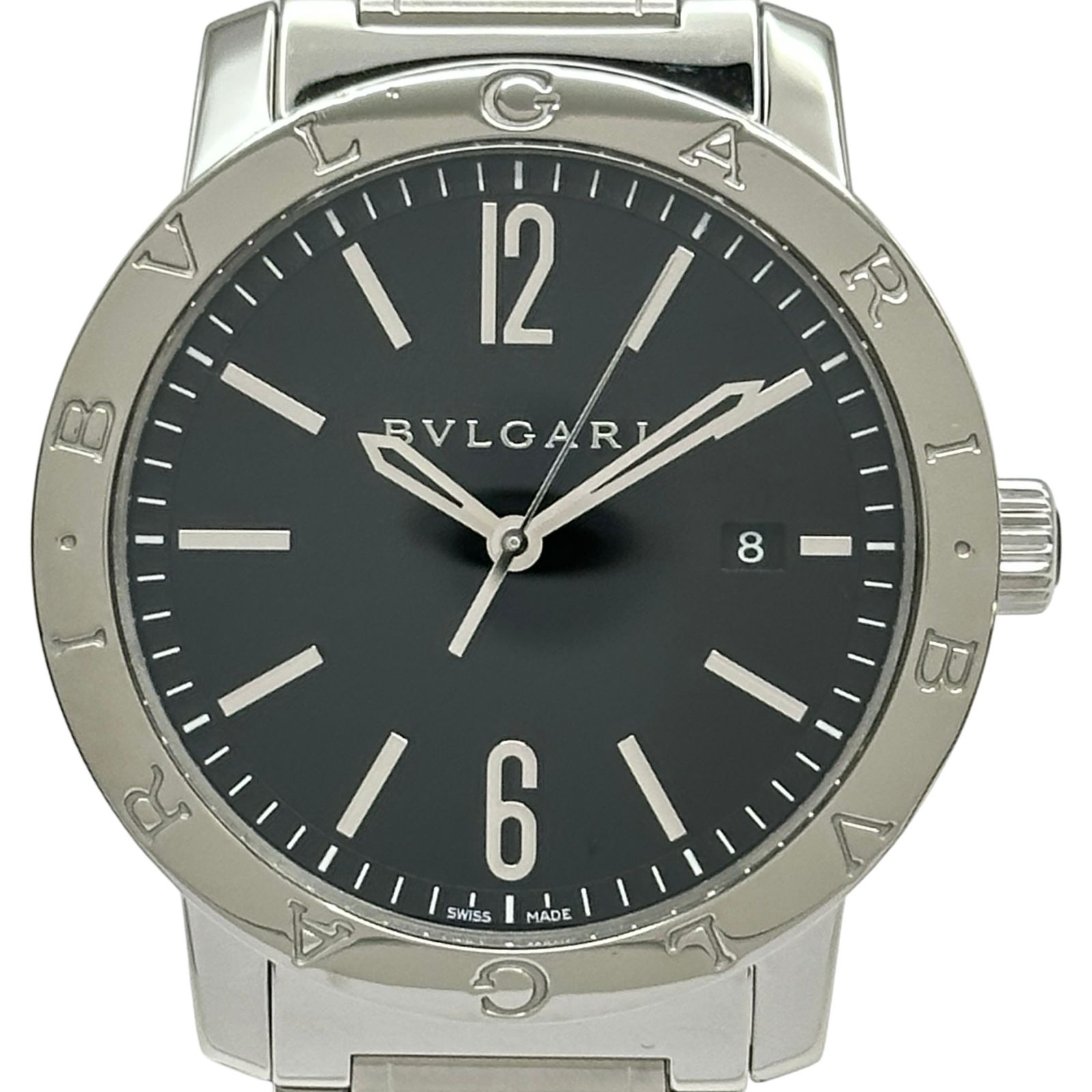 ブルガリ BVLGARI ブルガリブルガリ BB41S ブラック ステンレススチール 自動巻き メンズ 腕時計