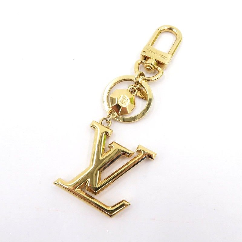 【瀬戸大橋店】 中古 LOUIS VUITTON | ルイ・ヴィトン キーホルダー キーホルダー･LV ファセット M65216 ゴールド 【135】