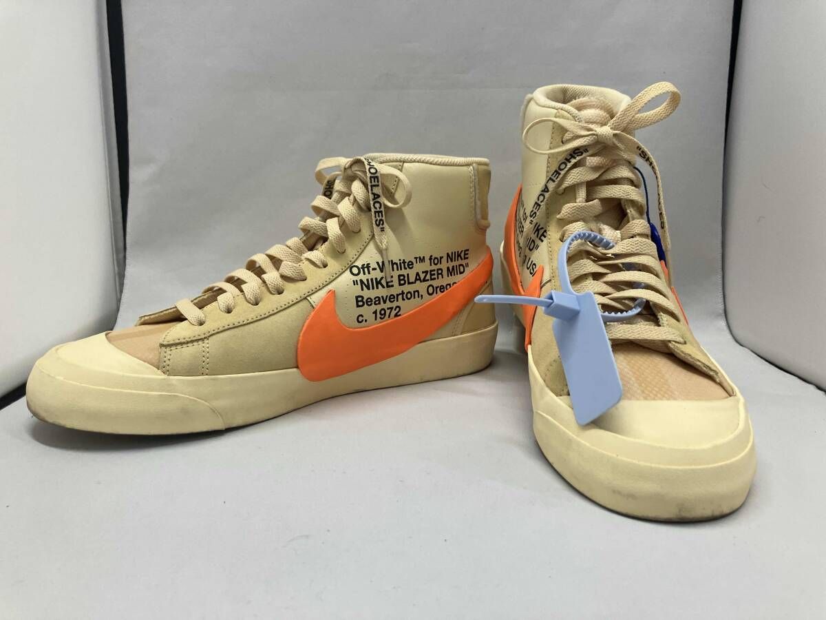 Off-White × Nike Blazer Mid All Hallows Eve AA3832-700 28cm オフ