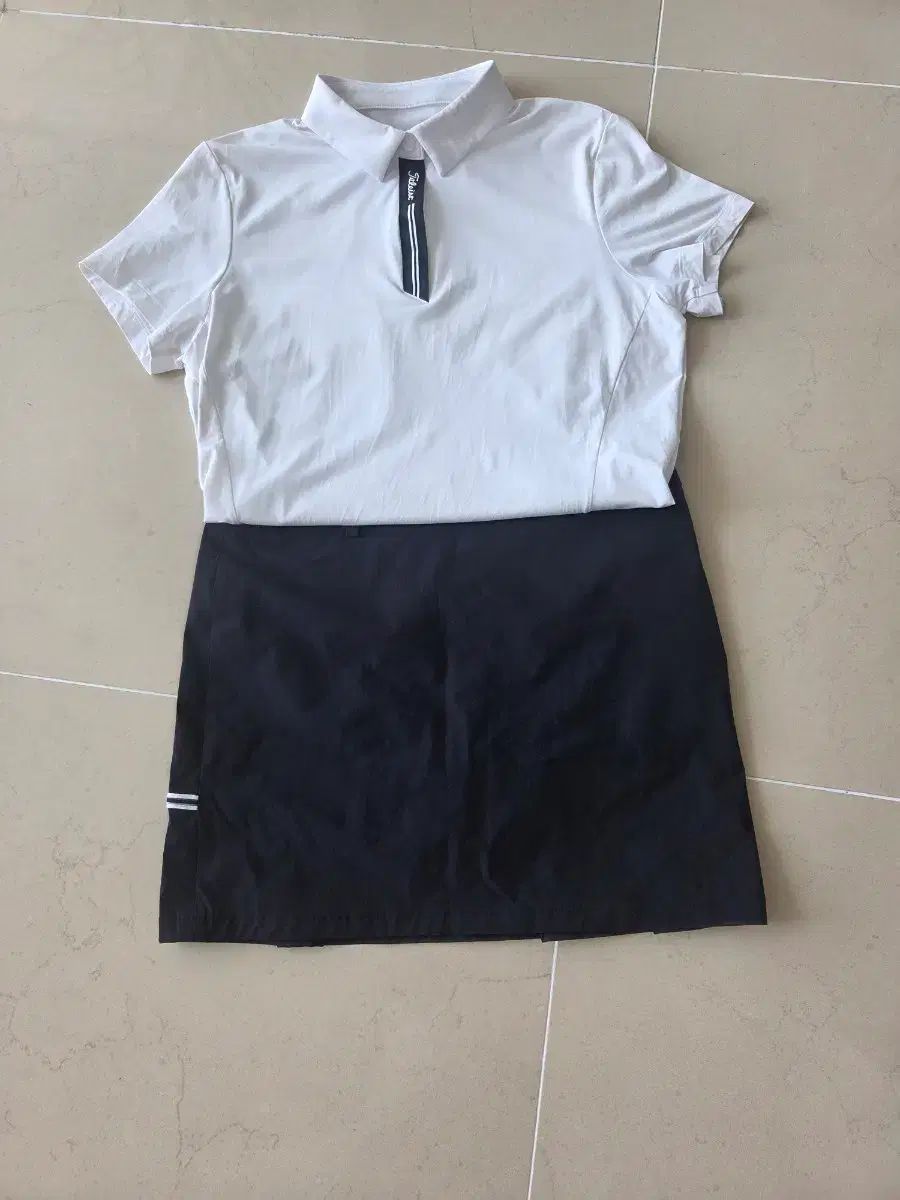 タイトリスト90/タイトリストM/レディースゴルフTシャツ90/ゴルフスカート64/レディースゴルフ上下