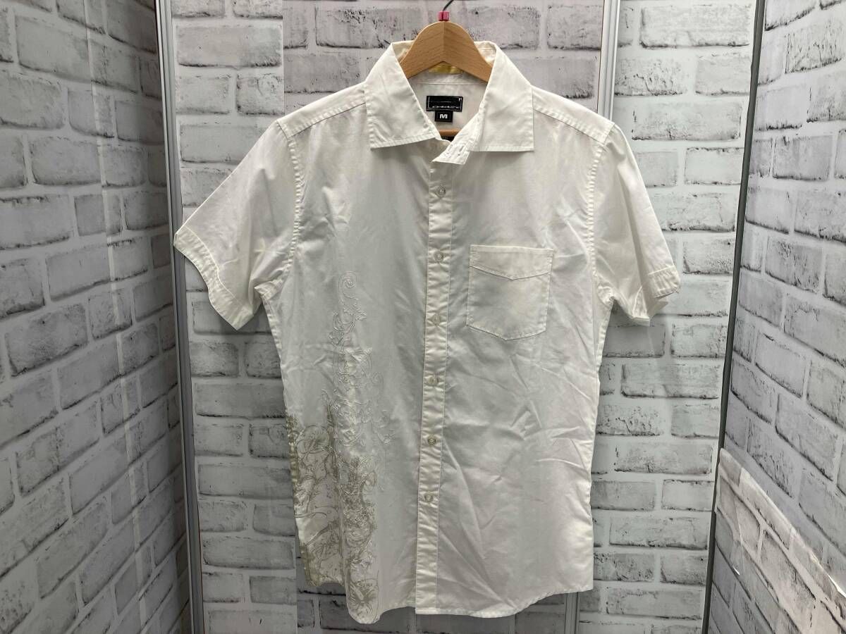 ホワイト OAKLEY / オークリー / 半袖シャツ / 古着 / 刺繍デザイン / White / size:M / (所々シミ有り)