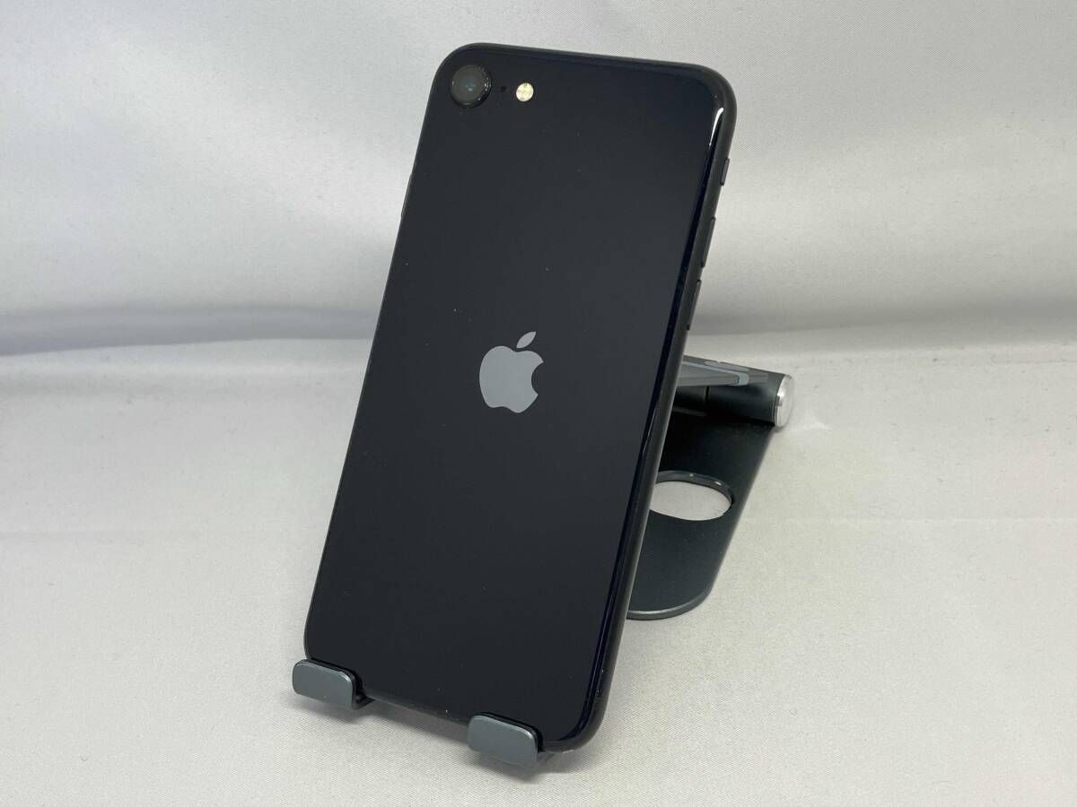 iPhone au 128GB ミッドナイト SE(第3世代) SIMロックなしMMYF3J⁄A SE 第