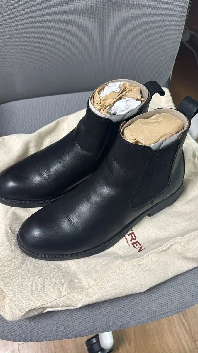 CUEREN チェルシー ブーツ 255