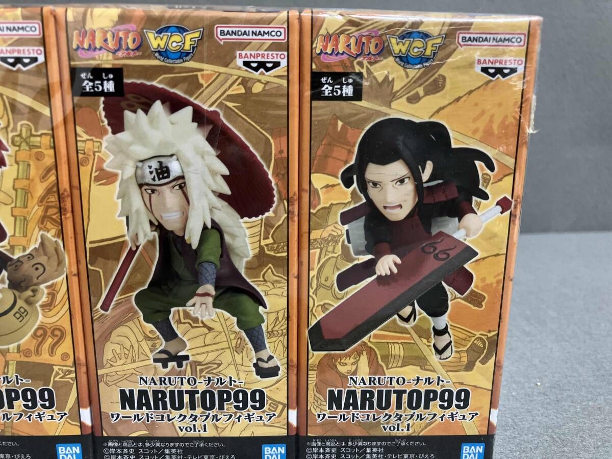 全5種セット]バンプレスト NARUTO-ナルト- NARUTOP99 ワｰルド