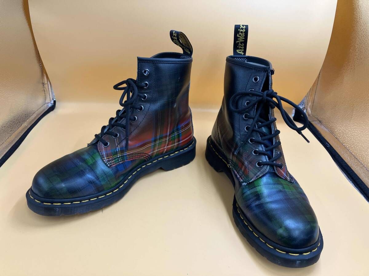 Dr.Martens ドクターマーチン ショートブーツ 1460 27.5cm タータンチェック柄 10,853円