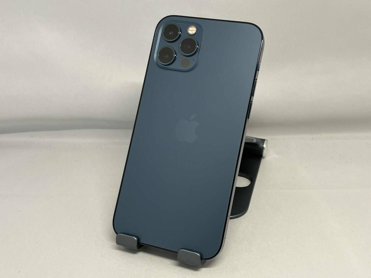 SoftBank 【SIMロックなし】MGM83J/A iPhone 12 Pro 128GB パシフィックブルｰ SoftBank