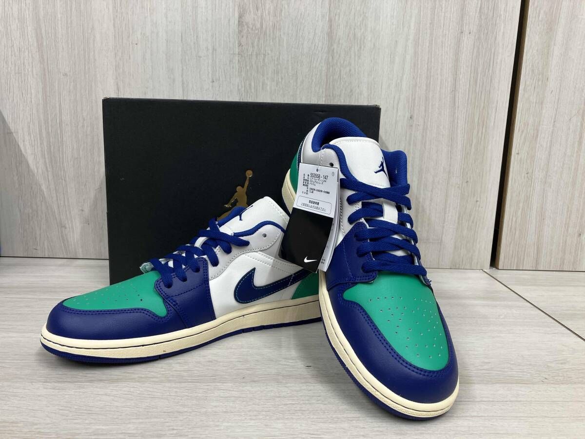 美品 NIKE AIR JORDAN 1 LOW 553558-147