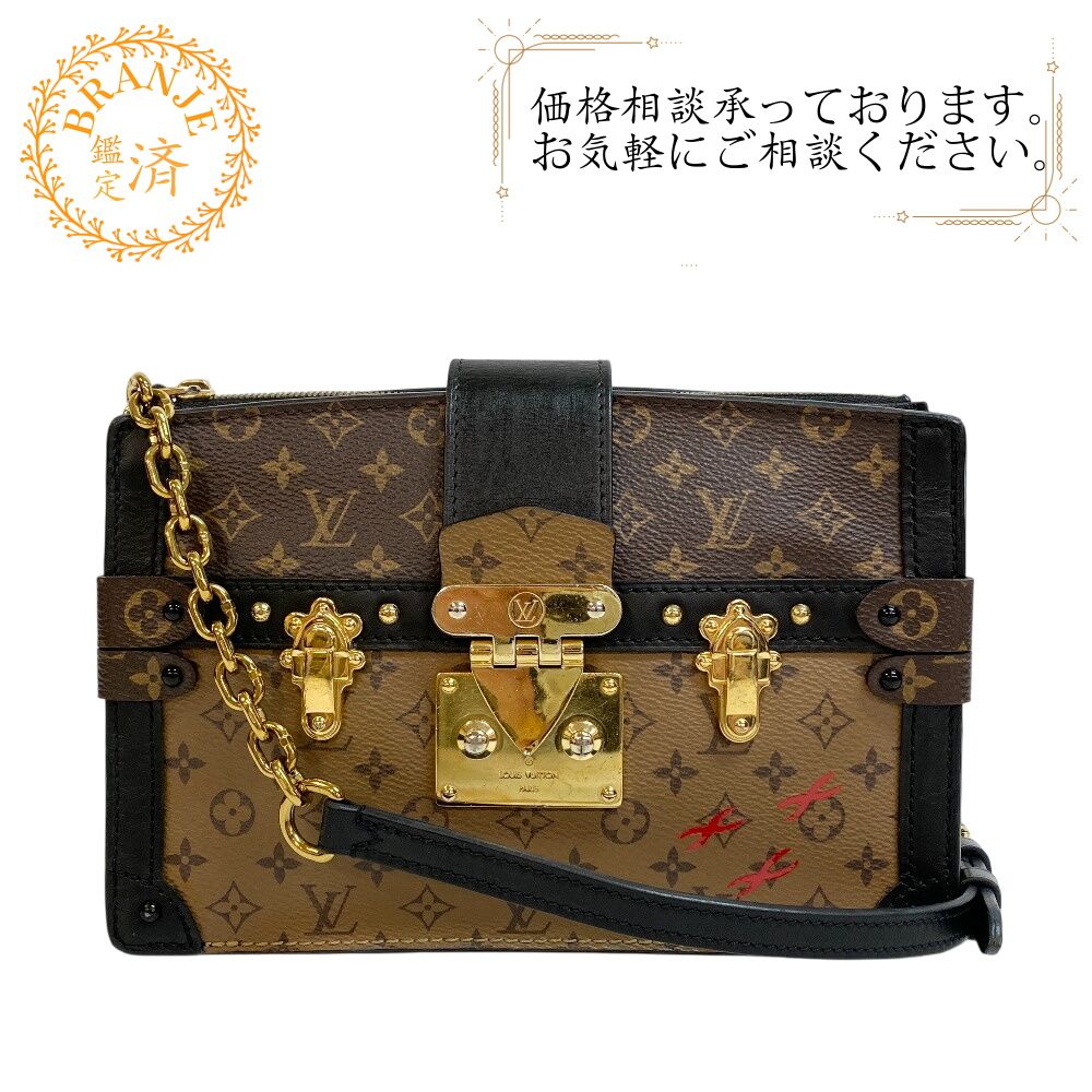 LOUIS VUITTON ルイヴィトン ルイヴィトン ルイビトン M43596 ソフトトランク クラッチ モノグラム リバース ショルダーバッグ バッグ カバン 斜めがけ 肩掛け ブランド レディース レディース