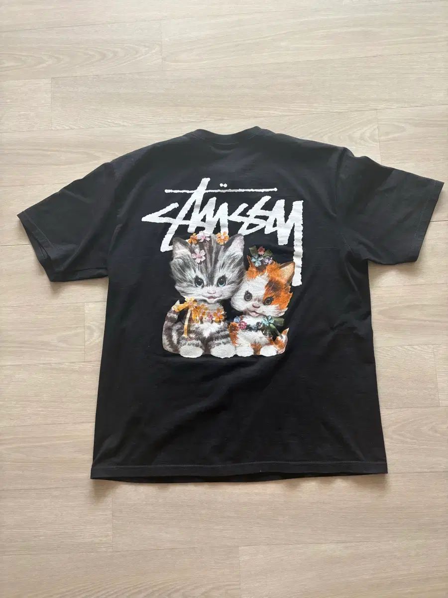 STU SaTurday of Us キットン Tシャツ ブラック L