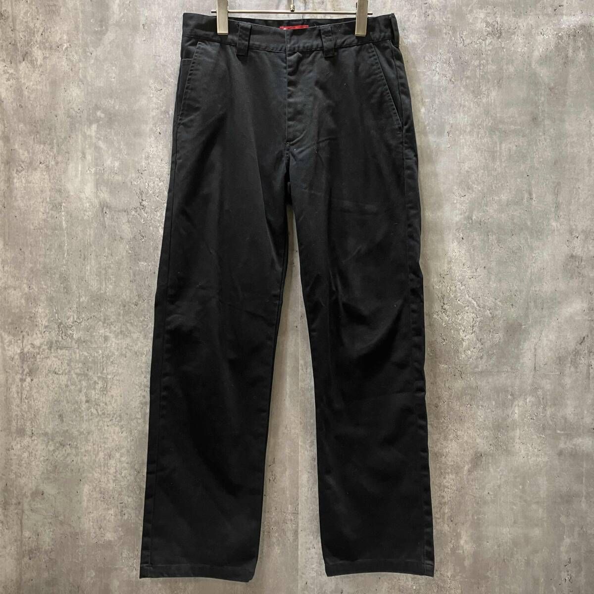 Supreme コットンパンツ W30 ブラック シュプリーム