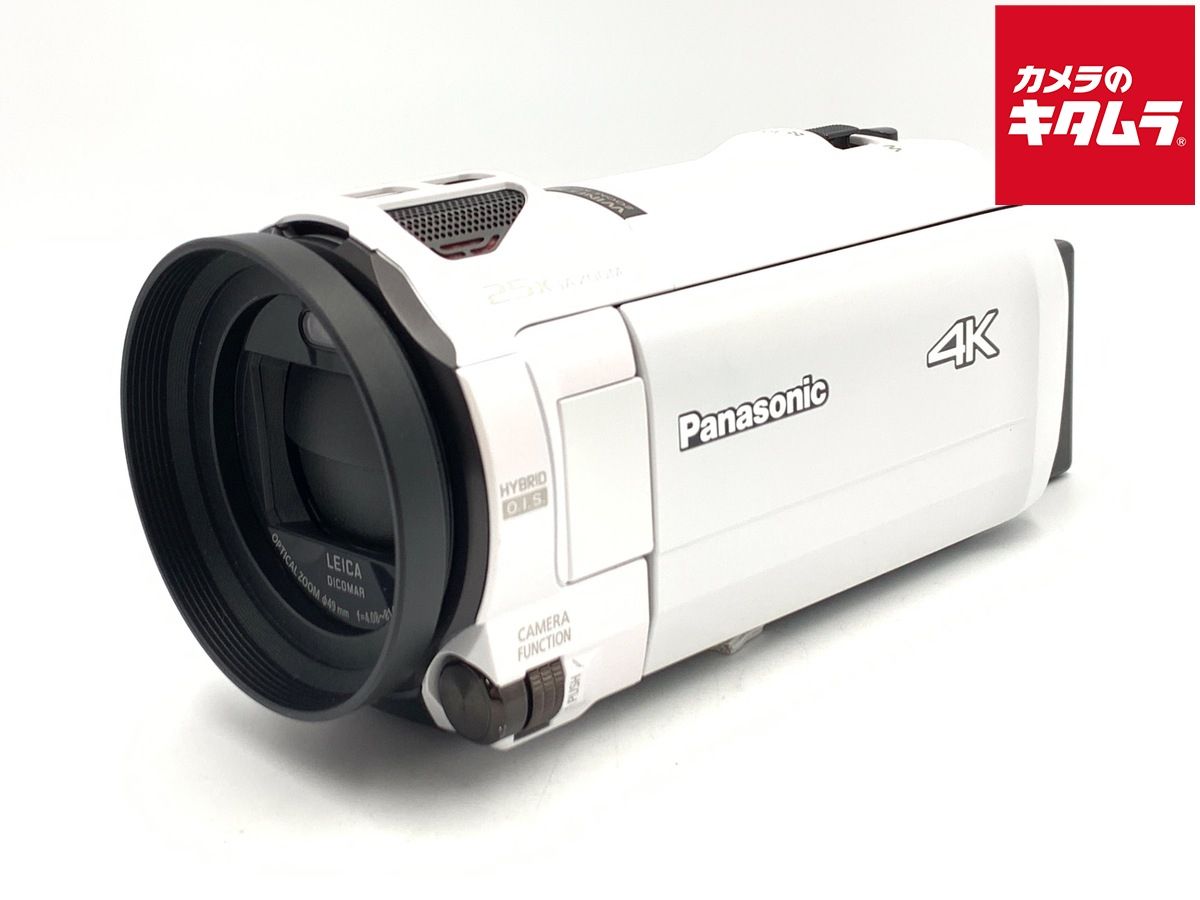 【中古】 【美品】 パナソニック デジタル4Kビデオカメラ HC-VX992M-W ピュアホワイト