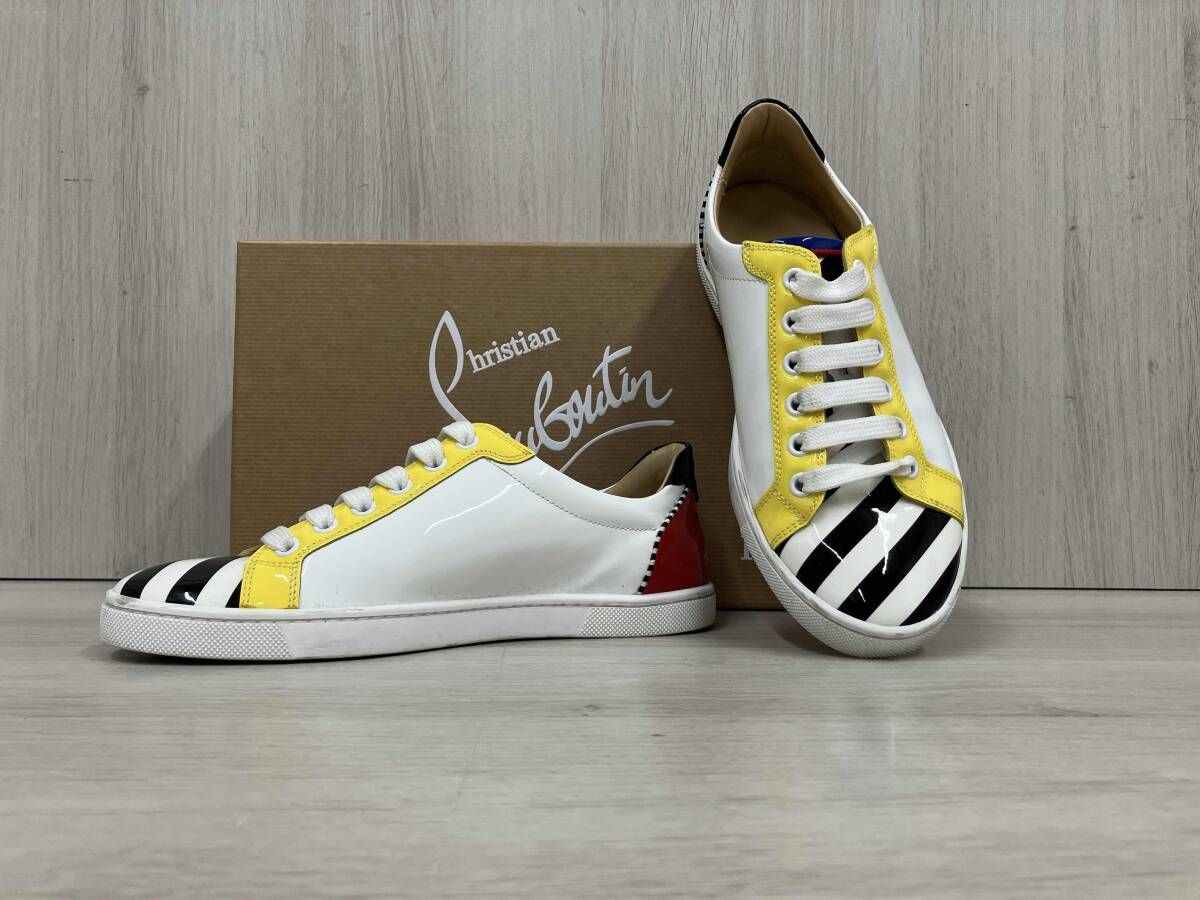 Christian Louboutin_SEAVA WOMAN FLAT PAT STRIPES /PAT/CG CMA3 VERSION MULTI