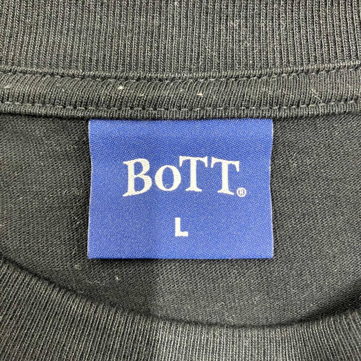 BoTT / ボット 半袖Tシャツ 261BoTT42 ロゴプリント ブラック Lサイズ 