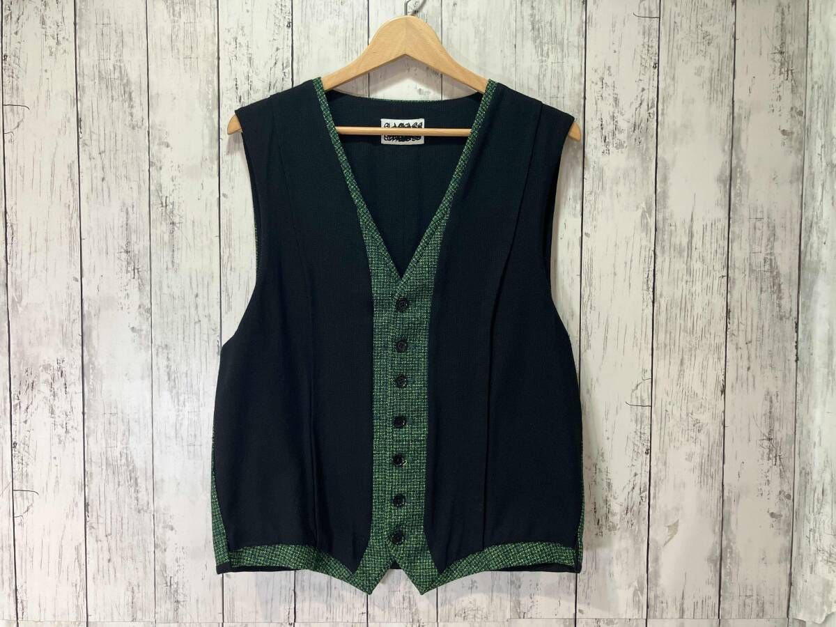 CLASS CCDA04UNI B 'INSIDEOUT ODD VEST' DORMEUIL GREEN サイズ3