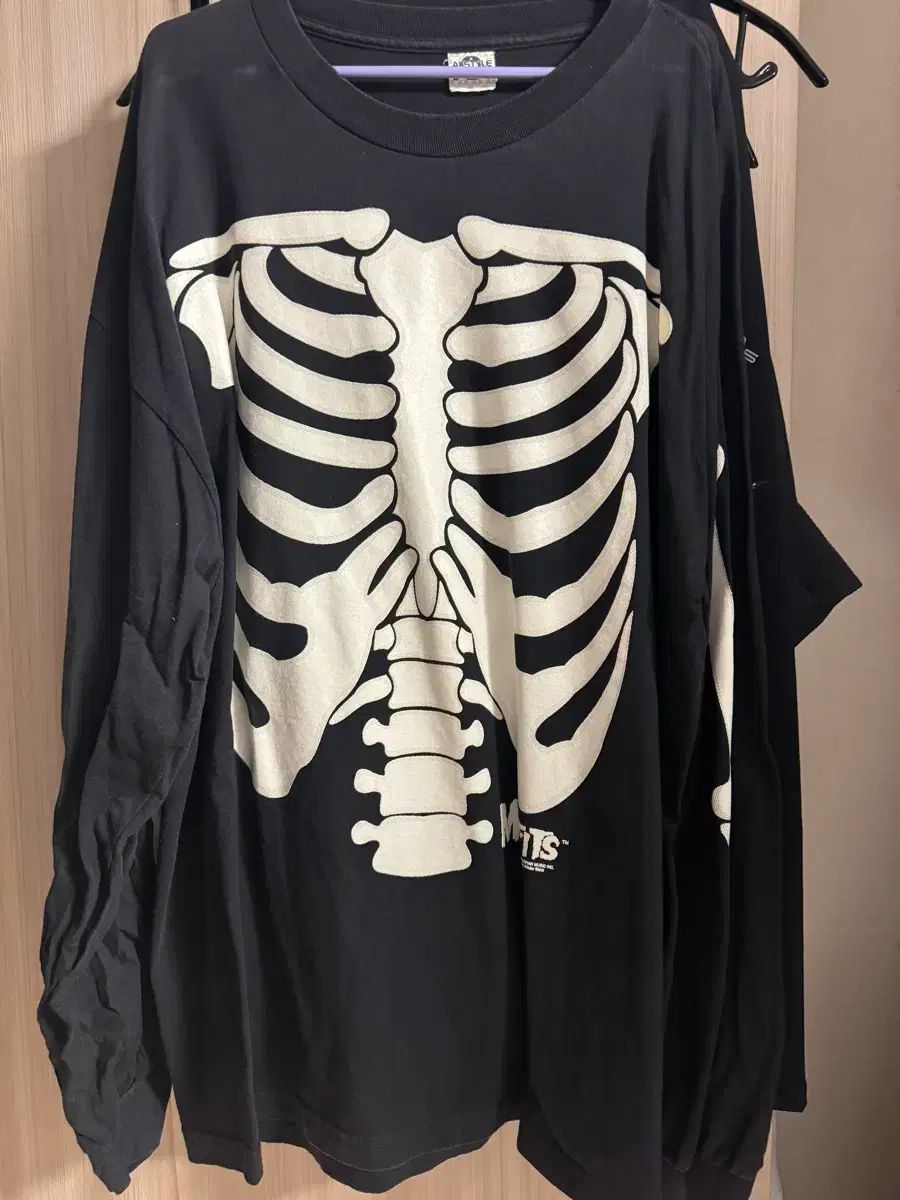 ミスフィッツ 骨Tシャツ バンドTシャツ XL