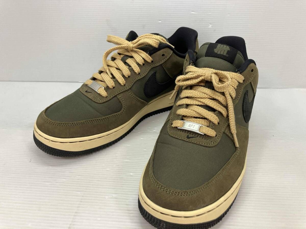 NIKE ナイキ AIR FORCE 1 LOW SP UNDEFEATED エアフォース1 スニーカー 27.0cm カーキ