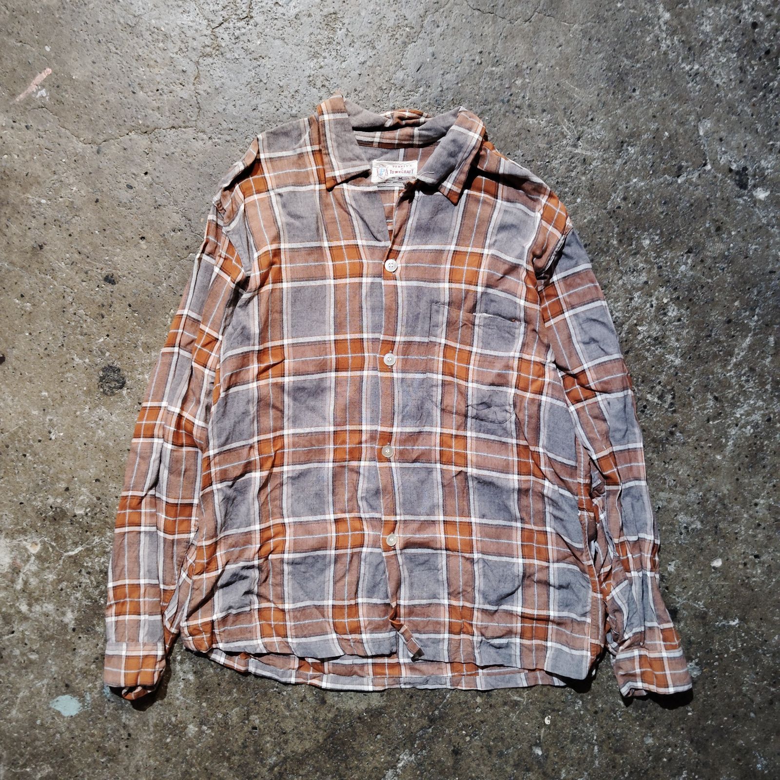 TOWN CRAFT 50s チェックシャツ タウンクラフト 1950s PENNY'S ぺニーズ