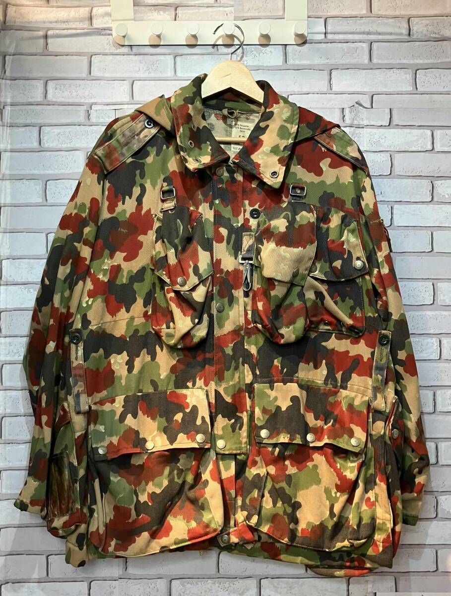 スイス軍 フィールドジャケット アルペンカモ 迷彩