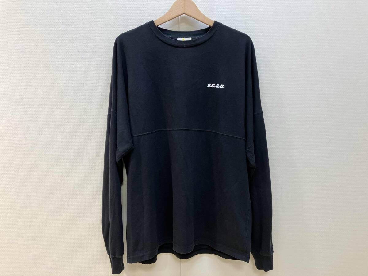 F.C.R.B. F.C.Real Bristol エフシーレアルブリストル スタービッグロゴ 長袖Tシャツ ロンT サイズM ブラック FCRB-232083
