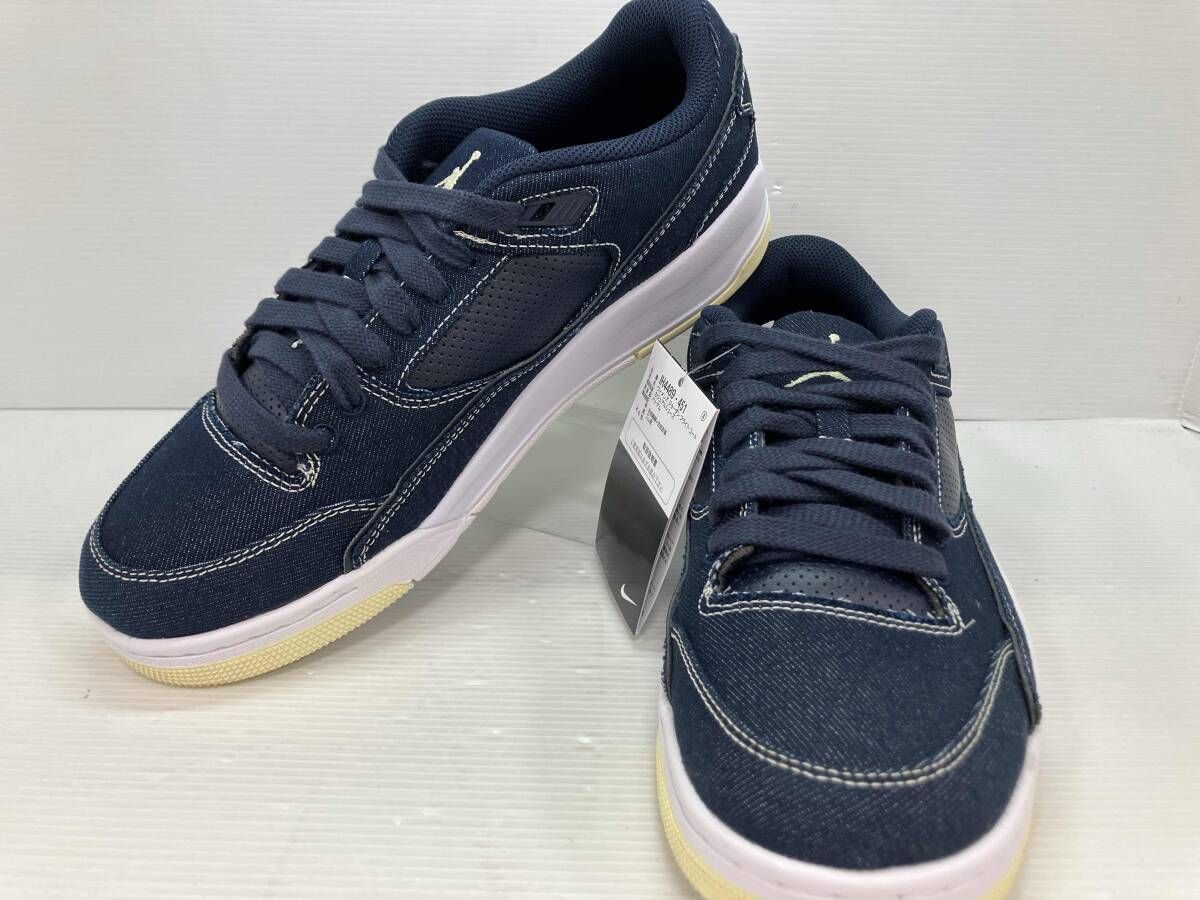 NIKE ナイキ WMNS JORDAN FLIGHT COURT ジョーダンフライト スニーカー ネイビー 29.0cm