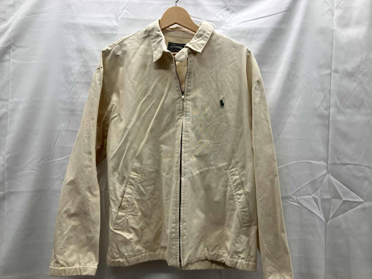 POLO RALPH LAUREN ラルフローレン ジャケット POLO COUNTRY 80-90s 表記サイズM クリーム