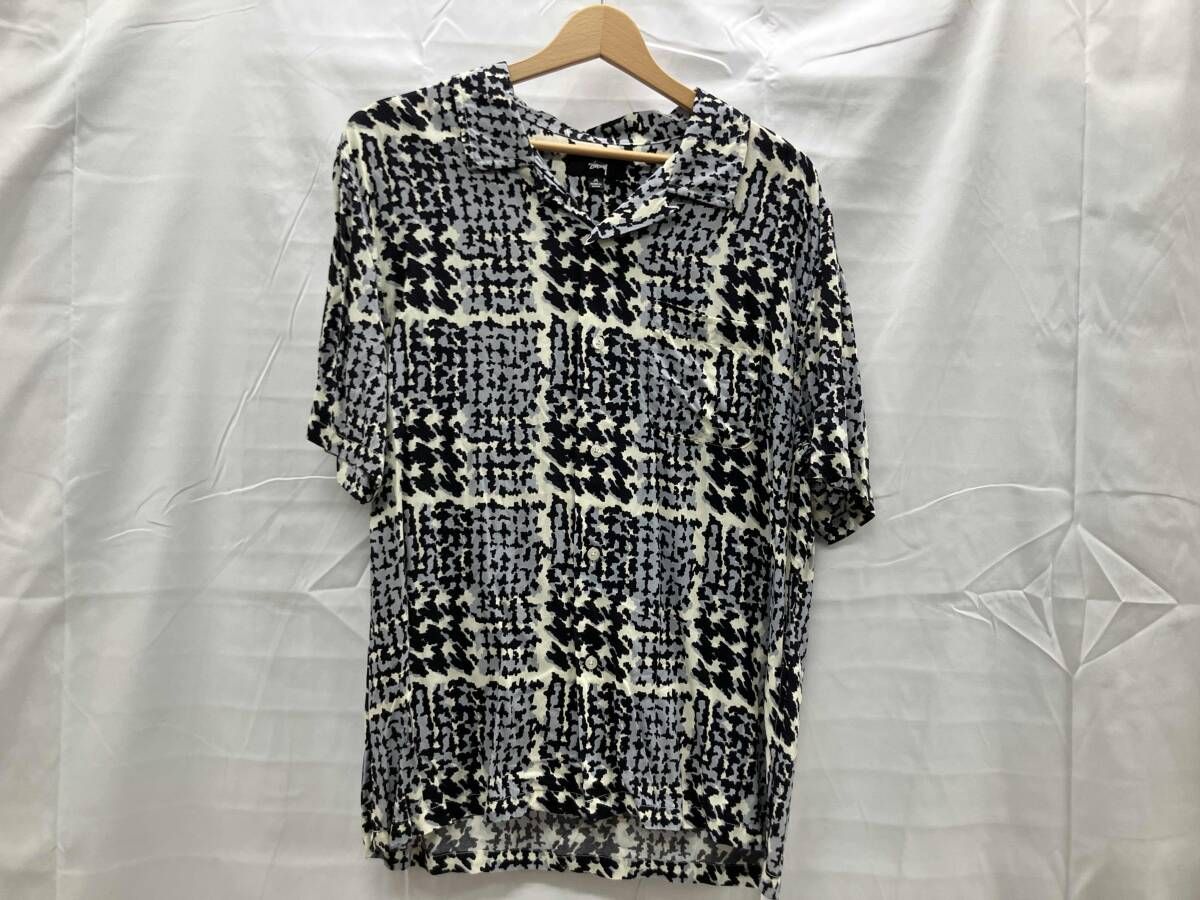 STUSSY ステューシー 21ss Hand Drawn Houndstooth 表記サイズM プリント柄